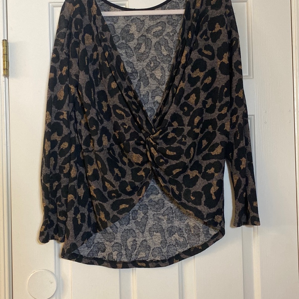Impressions Leopard Sweater